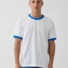 Get Blue T-shirt met logo in relaxte pasvorm