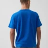 Get Blue T-shirt met logo in relaxte pasvorm