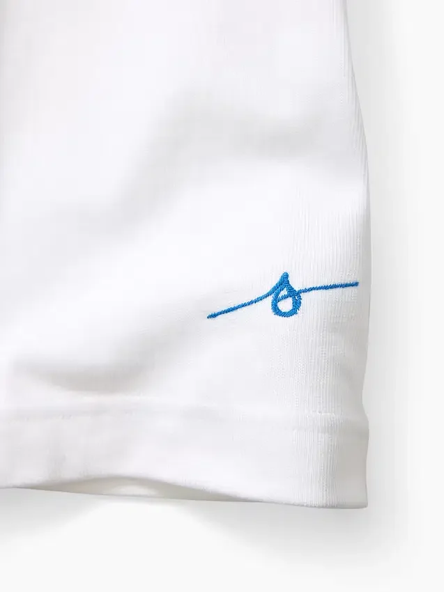 Get Blue T-shirt met logo in relaxte pasvorm