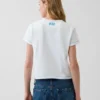 Get Blue T-shirt met relaxte pasvorm