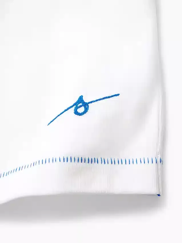 Get Blue T-shirt met relaxte pasvorm