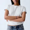 Get Blue T-shirt met relaxte pasvorm