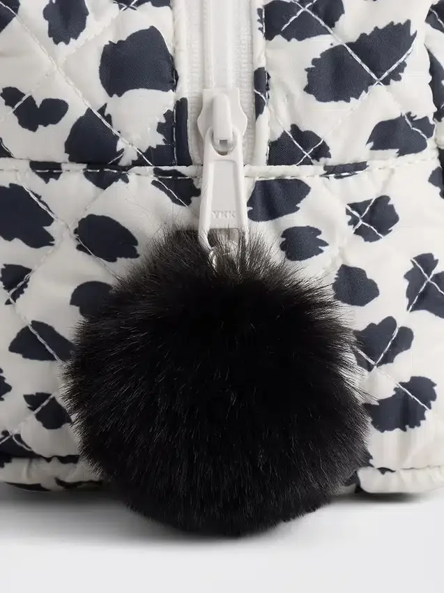 Gewatteerd etui met print voor kinderen