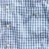 Gingham-denim overhemd met relaxte pasvorm en rechte zoom