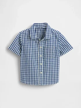 Gingham-denim overhemd voor Baby & Peuter