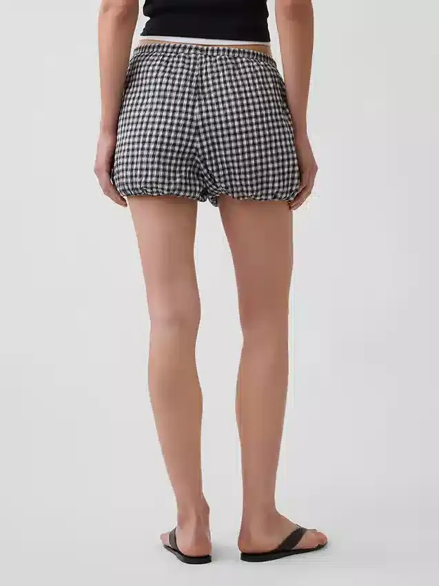 Gingham Easy Bubble-korte broek