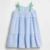 Gingham-jurk met kersenprint voor Baby & Peuter