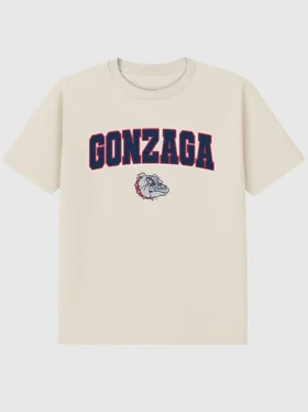 Gonzaga University Arch Logo donkere afbeelding T-shirt