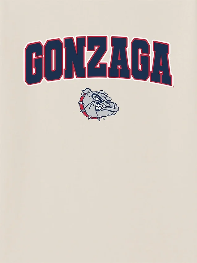 Gonzaga University Arch Logo donkere afbeelding T-shirt