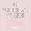 Grafisch T-shirt ‘Meisjes op woensdag, we dragen roze’ voor peuters