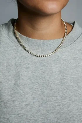 Hart Bezel-tennisketting