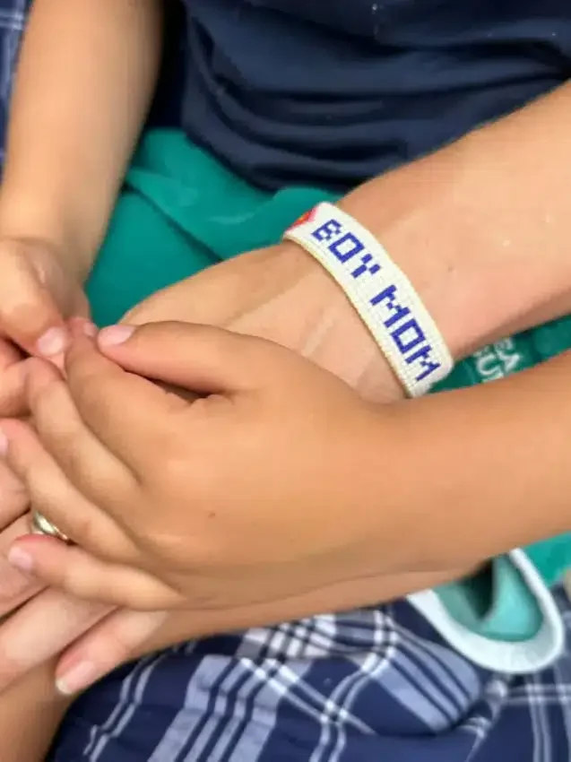Hart Boy Mom kralenarmband