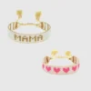 Hart Mini and Me Gold Mama en roze hartjes