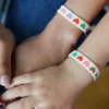 Hart Mini and Me Rainbow Hearts-armbandenset