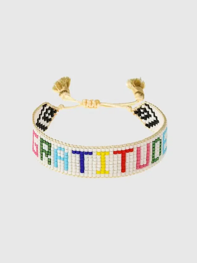 Hart Rainbow Dankbaarheid-kralenarmband