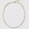 Hartvormige baguette-tennisketting