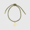 Hartvormige Lurex-armband met ‘Always’-bedeltje
