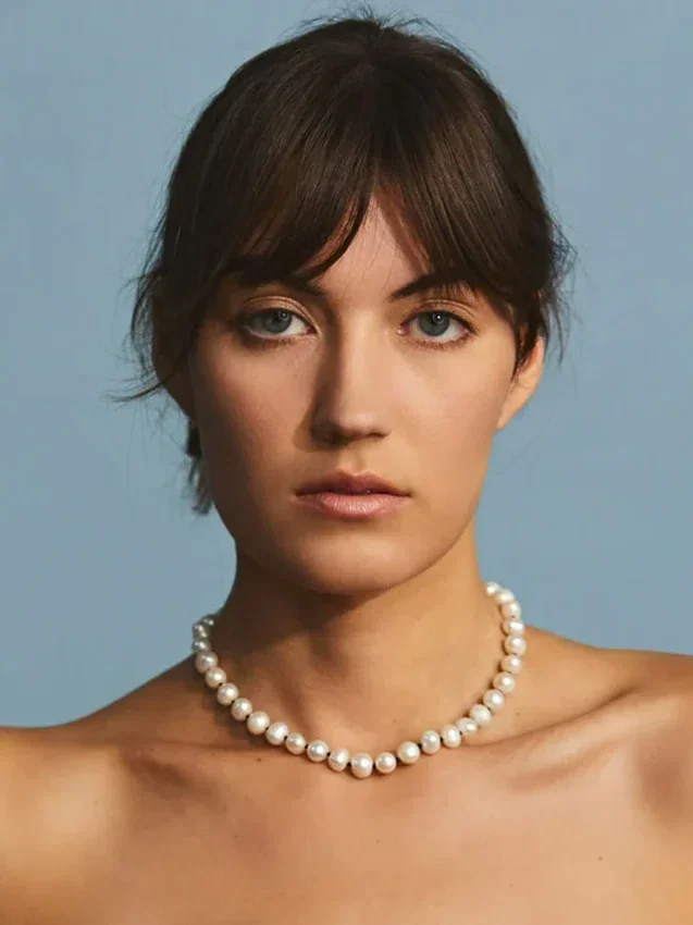 Hartvormige parelketting
