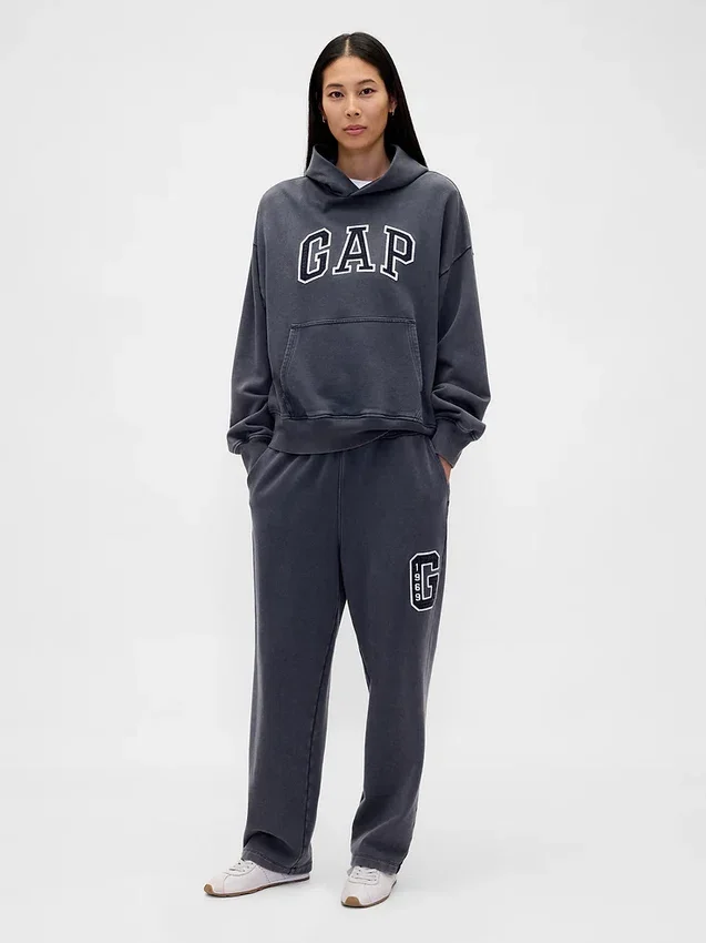Heavyweight relaxte joggingbroek met logo voor volwassenen