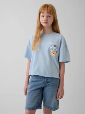 Hello Kitty oversized boxy T-shirt voor kinderen