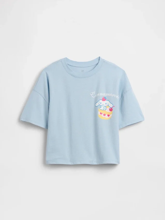 Hello Kitty oversized boxy T-shirt voor kinderen
