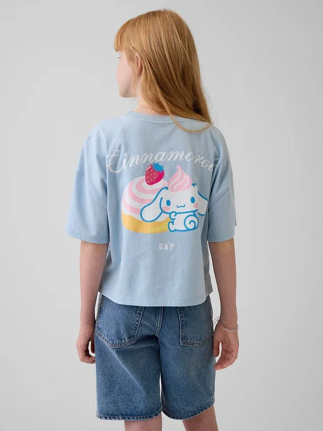 Hello Kitty oversized boxy T-shirt voor kinderen