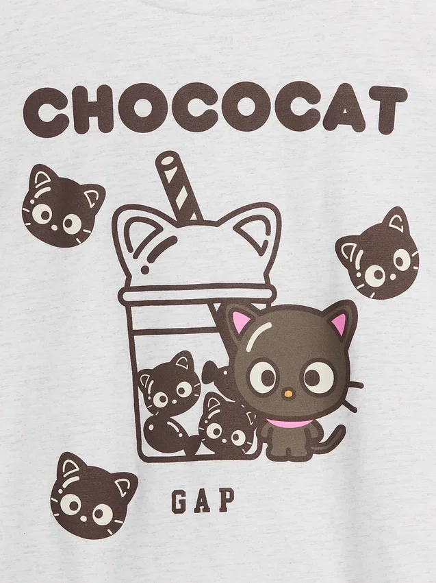 Hello Kitty oversized boxy T-shirt voor kinderen