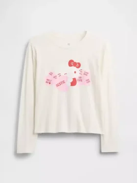 Hello Kitty oversized T-shirt met print voor kinderen