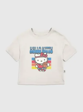 Hello Kitty-T-shirt met basketbalprint voor peuters