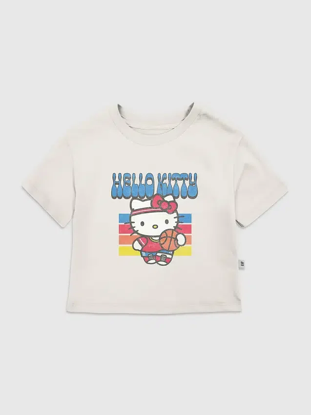 Hello Kitty-T-shirt met basketbalprint voor peuters