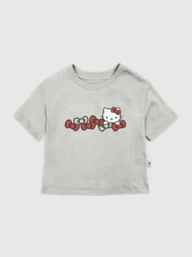 Hello Kitty-T-shirt met strikken voor peuters