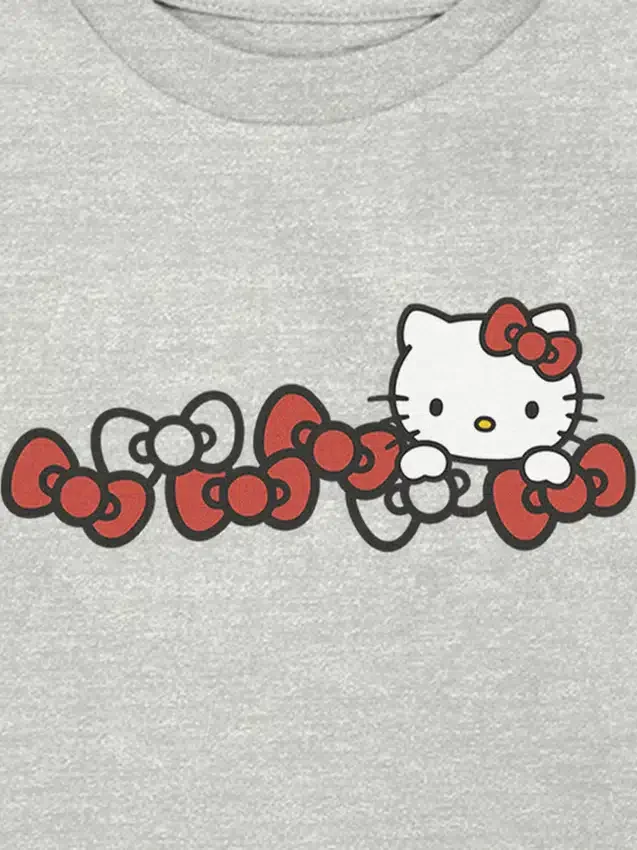 Hello Kitty-T-shirt met strikken voor peuters