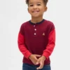 Henley-shirt voor Baby & Peuter