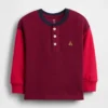 Henley-shirt voor Baby & Peuter