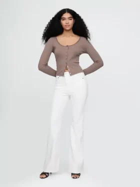High-rise '70s flare-Jeans