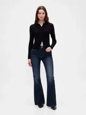 High-rise '70s flare-Jeans