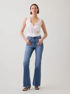 High-rise '70s flare-Jeans