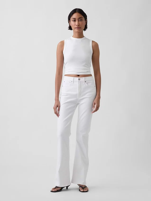 High-rise '70s flare-Jeans