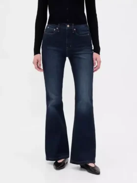 High-rise ’70s flare-Jeans