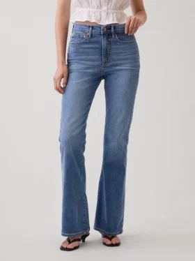 High-rise ’70s flare-Jeans