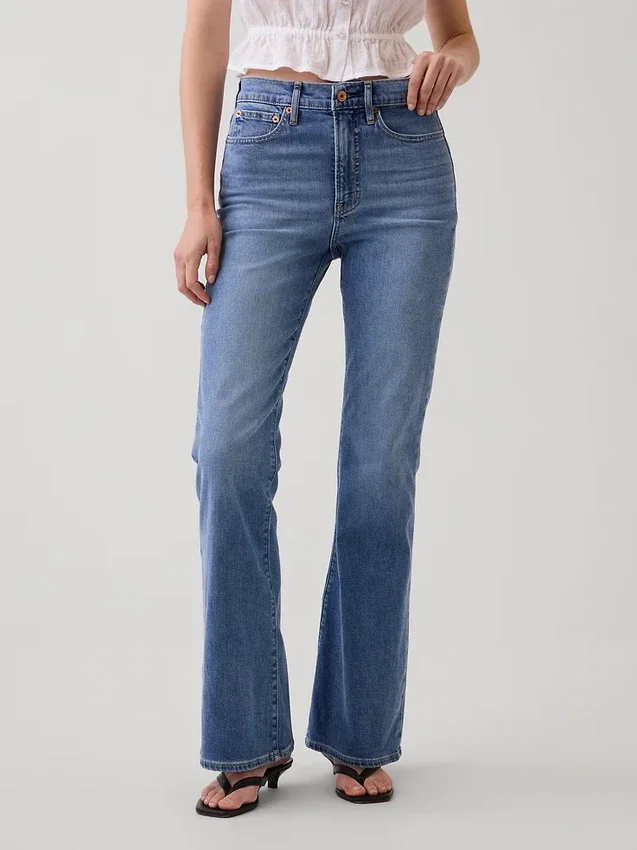 High-rise '70s flare-Jeans