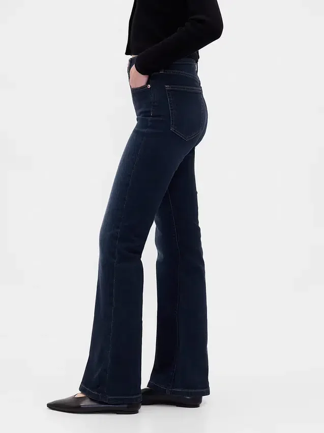 High-rise '70s flare-Jeans
