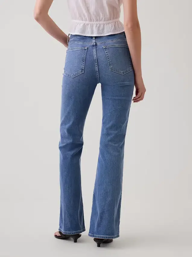 High-rise '70s flare-Jeans