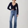 High-rise '70s flare-Jeans