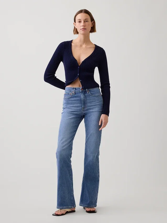 High-rise '70s flare-Jeans