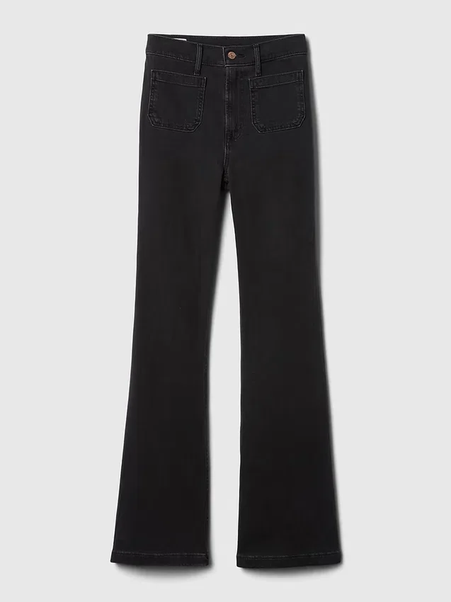 High-rise '70s flare-Jeans