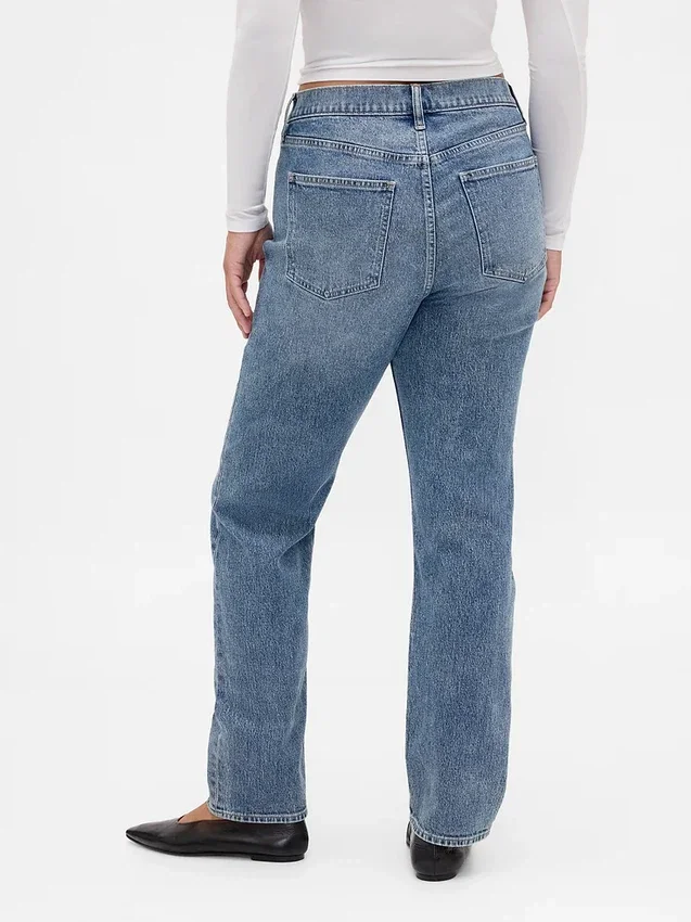 High Rise '90s Slim Straight Jeans