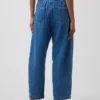 High Rise Easy Barrel-Jeans