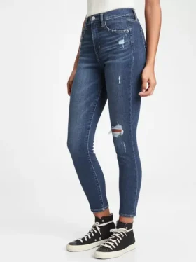 High Rise True Skinny-Jeans