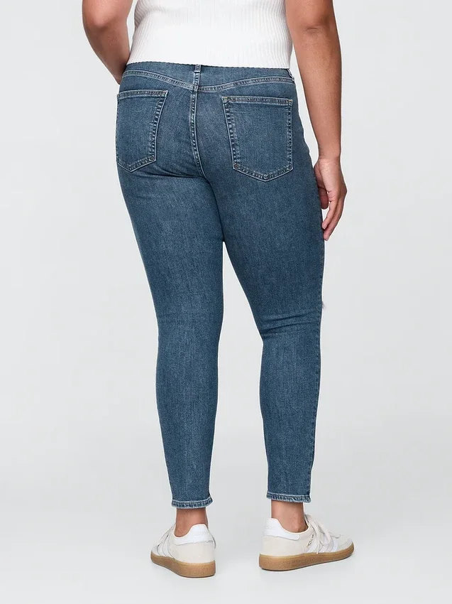 High Rise True Skinny-Jeans